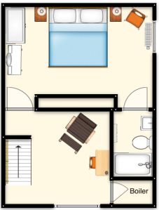 Second floor layout
